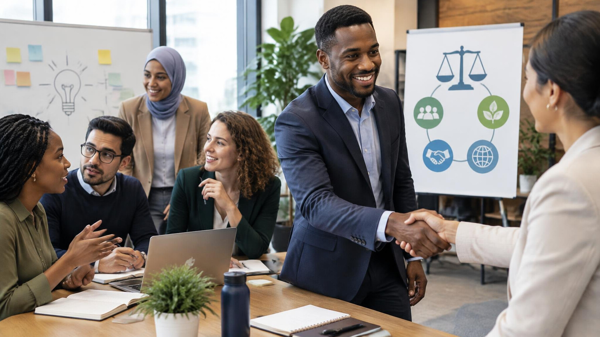 ethical business discussion