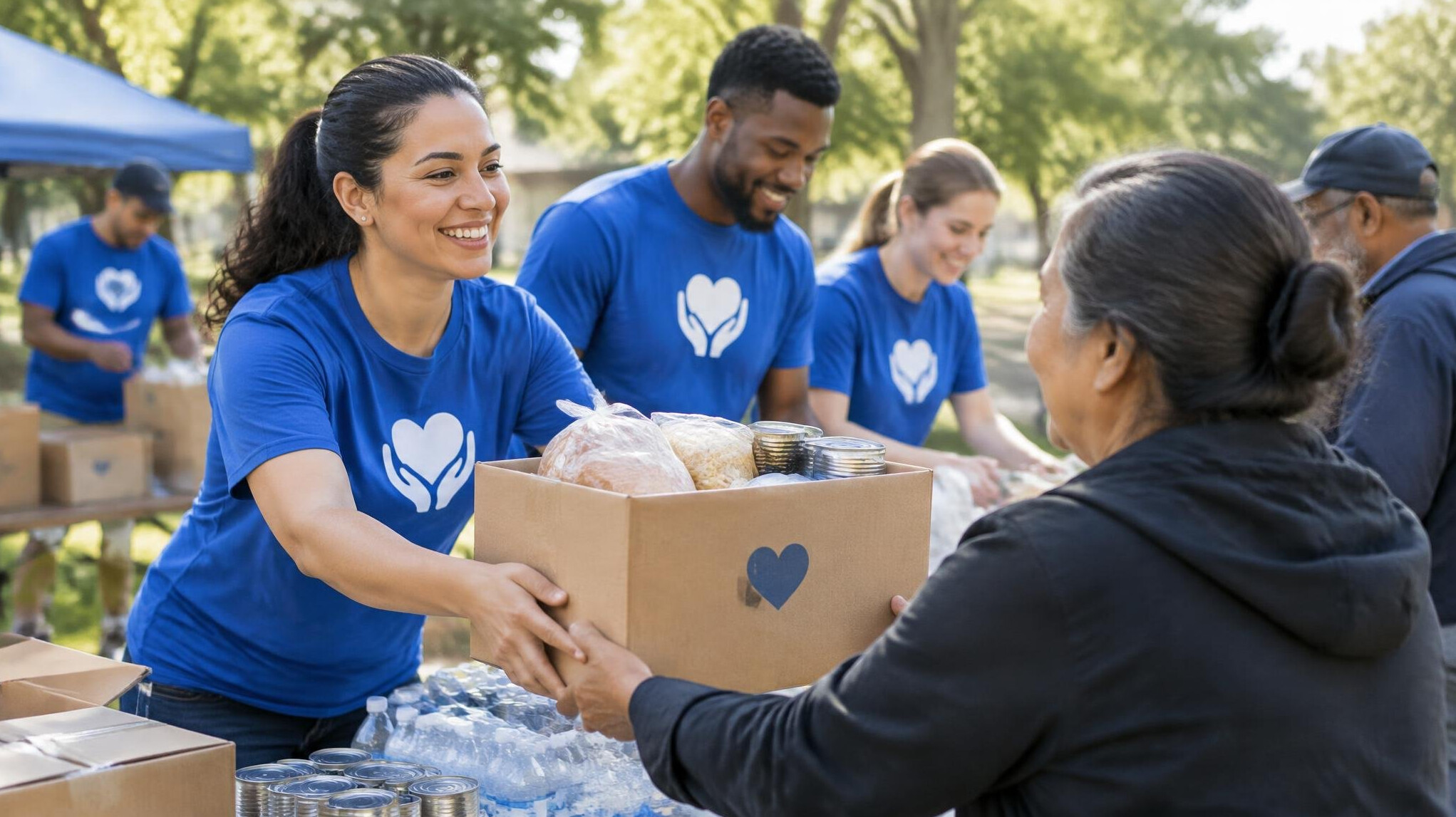 community volunteering event