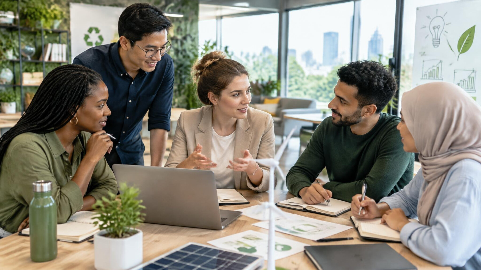 diverse business team